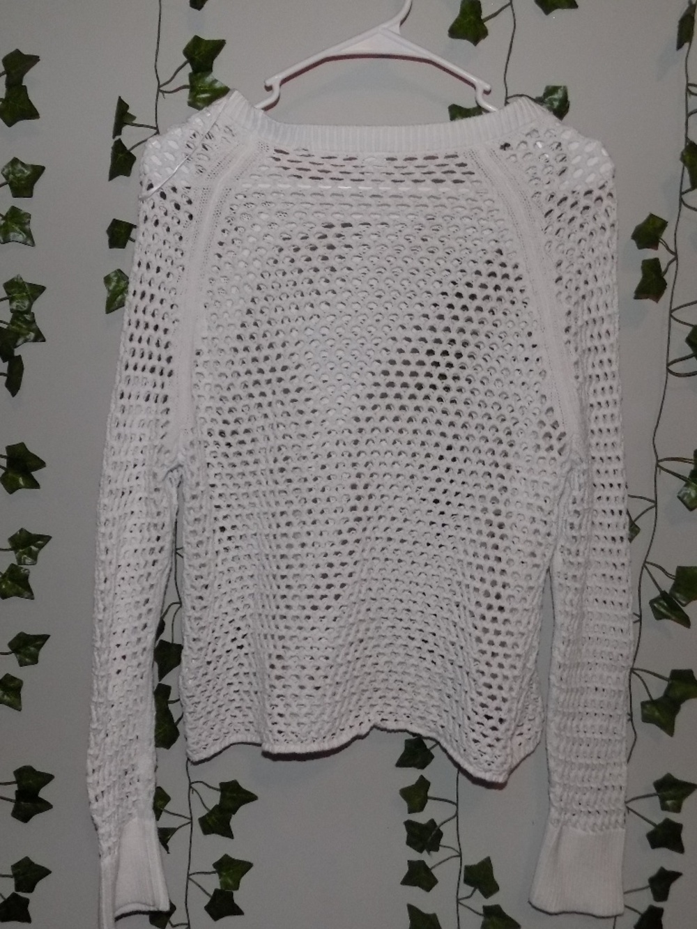 Old Navy Seaside Cotton Open-Knit Raglan Sweater